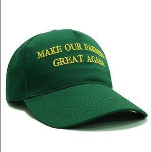 Green Maga hats